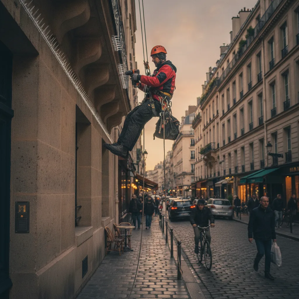 dépigeonnage ravalement façade Paris