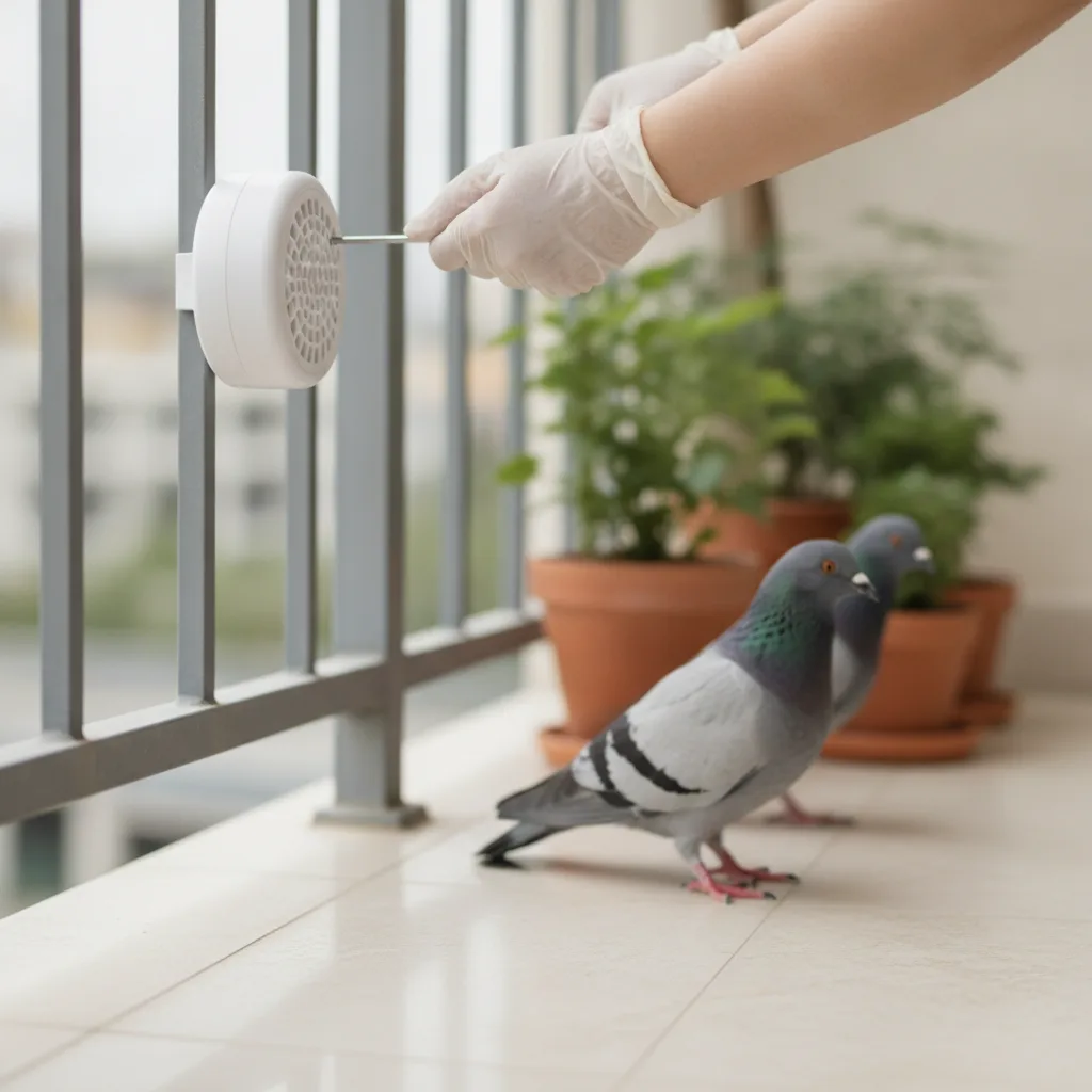 répulsif pigeons ultrason